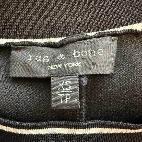 Women's Rag & Bone Pullover Black Shift Dress Size XS Tall Petite - Picture 4 of 9